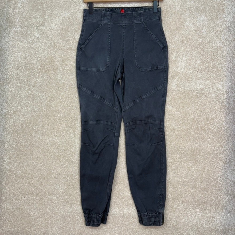 SPANX Jogger Pants Size Small Gray Utility Cargo Stretch Casual - Picture 2 of 8